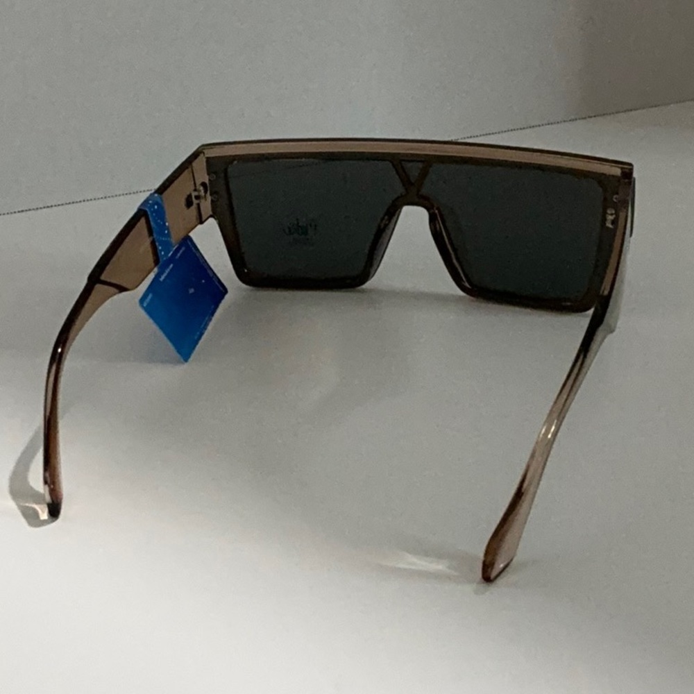 NWT Bob Mackie Transparent Tan Sunglasses - Picture 4 of 5